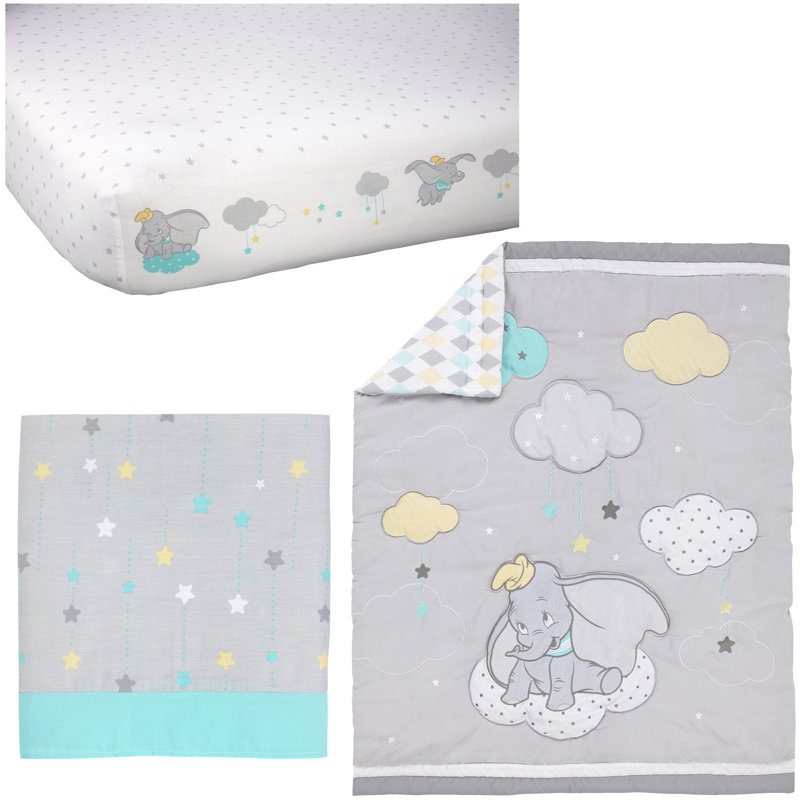 Disney Dumbo Dream Big 3 Piece Crib Bedding Set & Reviews Wayfair